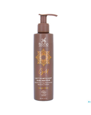 Boho lait scintillant sublimateur corps gold 200ml