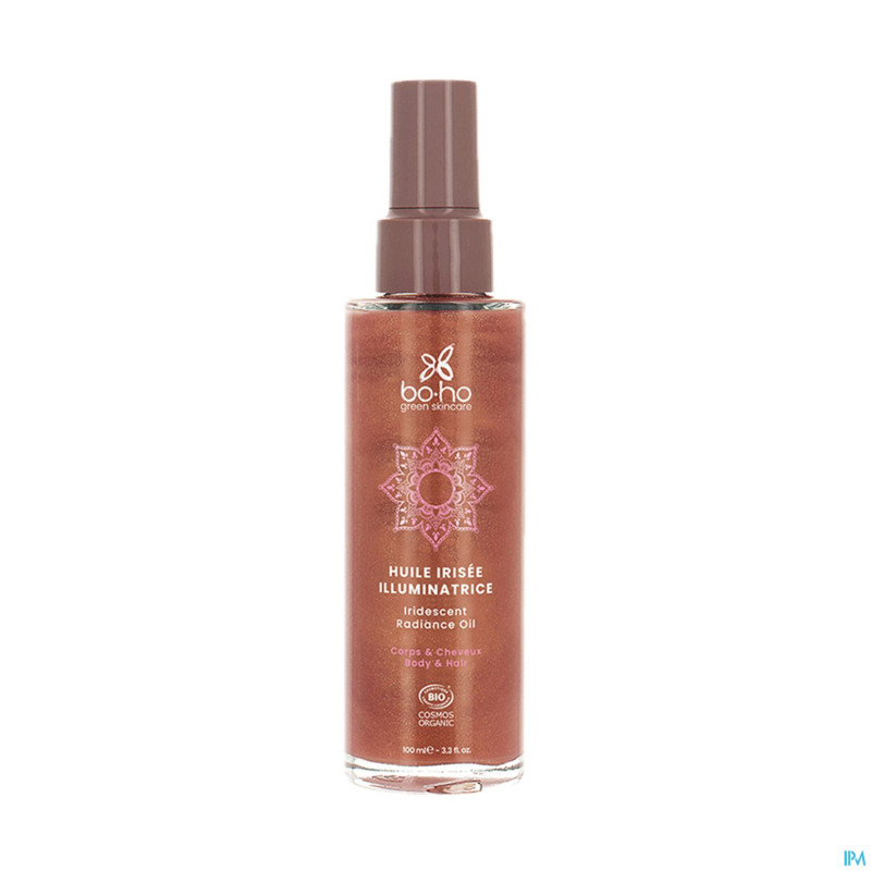Boho huile scint.illum.corps&chev. rose gold 100ml