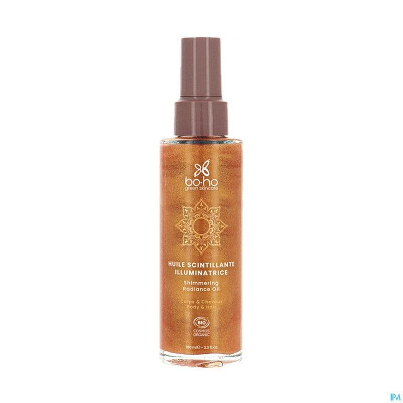 Boho huile scintill.illumin.corps&chev. gold 100ml