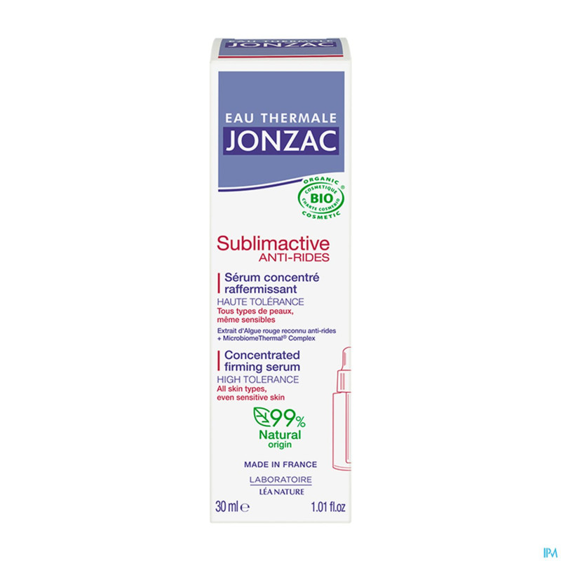 Jonzac sublimactive serum concentre raff. bio 30ml