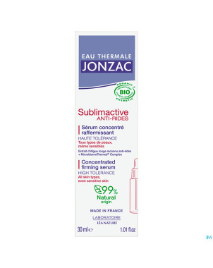 Jonzac sublimactive serum concentre raff. bio 30ml