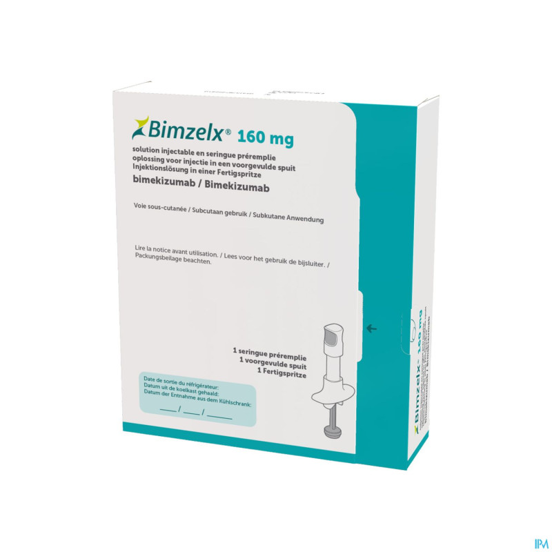 Bimzelx 160mg sol inj seringue preremplie  1