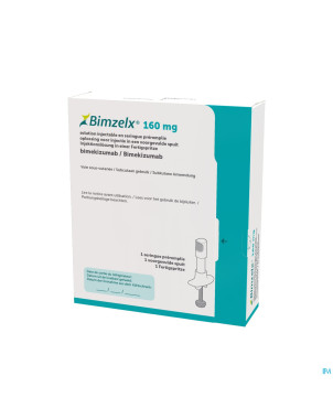 Bimzelx 160mg sol inj seringue preremplie  1