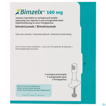 Bimzelx 160mg sol inj seringue preremplie  1
