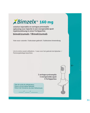 Bimzelx 160mg sol inj seringue preremplie  1