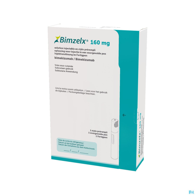 Bimzelx 160mg sol inj stylo prerempli  1