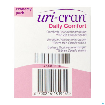Uri-cran daily comfort    comp 120