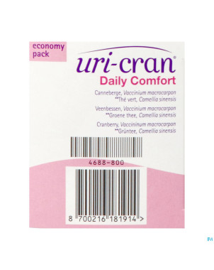 Uri-cran daily comfort    comp 120