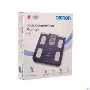 Omron bf511b bleu moniteur constitut.corp. 150kg