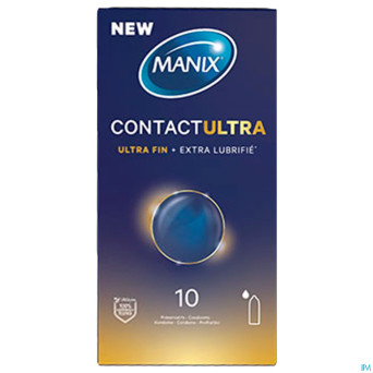 Manix ultra feel extra lube preservatifs 10