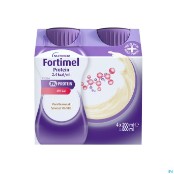 Fortimel protein 2.4kcal vanille 4x200ml
