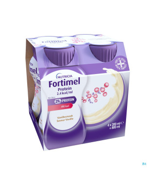 Fortimel protein 2.4kcal vanille 4x200ml