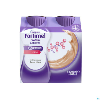 Fortimel protein 2.4kcal moccha 4x200ml
