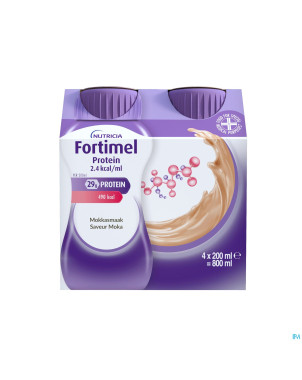 Fortimel protein 2.4kcal moccha 4x200ml