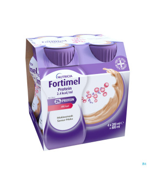 Fortimel protein 2.4kcal moccha 4x200ml