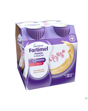 Fortimel protein 2.4kcal caramel 4x200ml
