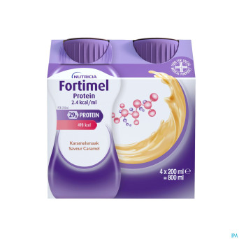 Fortimel protein 2.4kcal caramel 4x200ml