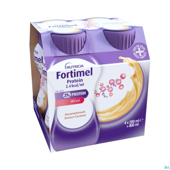 Fortimel protein 2.4kcal caramel 4x200ml