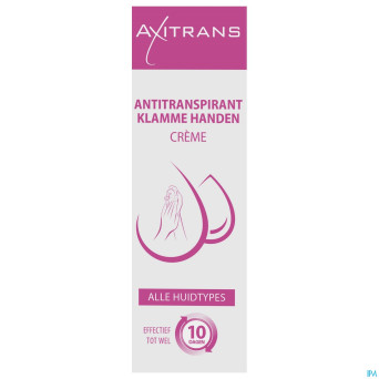 Axitrans mains moites creme tube 50ml