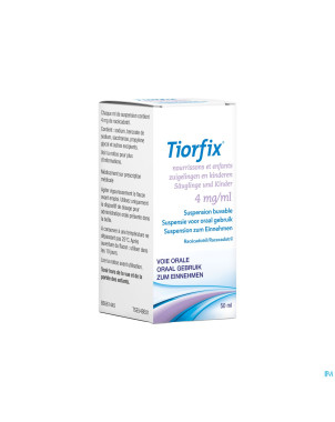 Tiorfix 4mg/ml nourrissons/enfant susp orale 50ml
