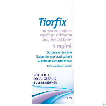 Tiorfix 4mg/ml nourrissons/enfant susp orale 50ml
