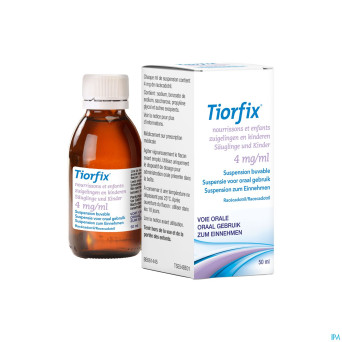 Tiorfix 4mg/ml nourrissons/enfant susp orale 50ml