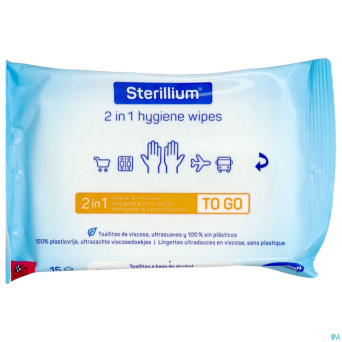Sterillium 2en1 lingettes 15
