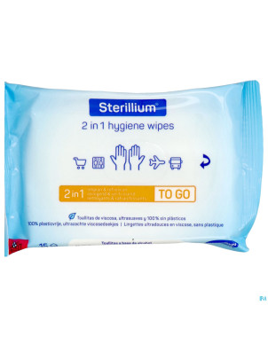 Sterillium 2en1 lingettes 15