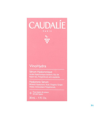 Caudalie vinohydra serum hyaluronique 30ml