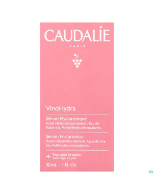 Caudalie vinohydra serum hyaluronique 30ml