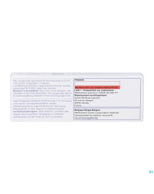 Beyfortus 50mg sol. inj. seringue preremplie