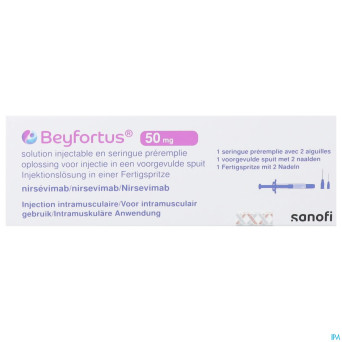 Beyfortus 50mg sol. inj. seringue preremplie