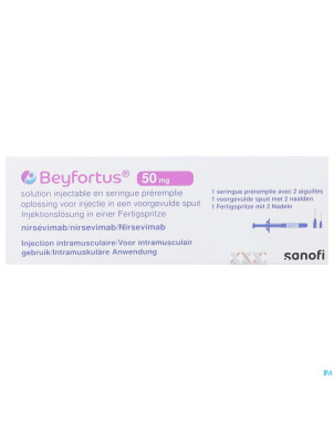 Beyfortus 50mg sol. inj. seringue preremplie