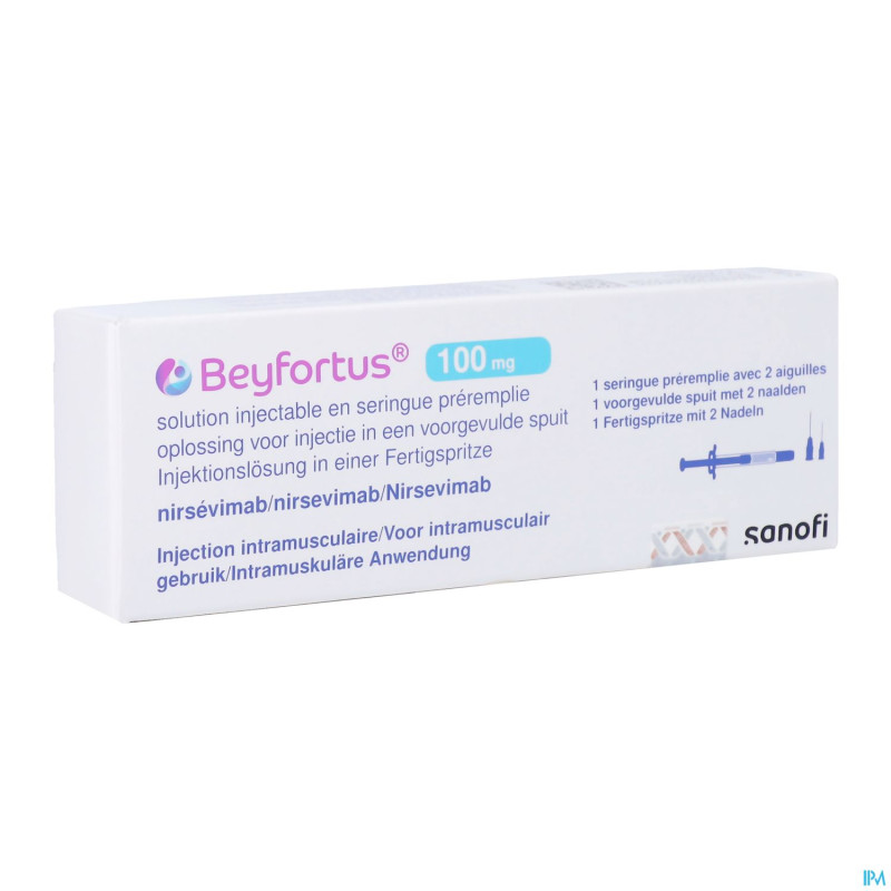 Beyfortus 100mg sol. inj. seringue preremplie