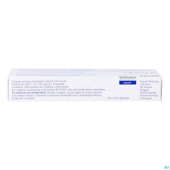 Beyfortus 100mg sol. inj. seringue preremplie