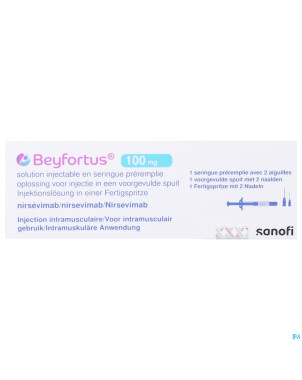 Beyfortus 100mg sol. inj. seringue preremplie
