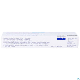 Beyfortus 100mg sol. inj. seringue preremplie