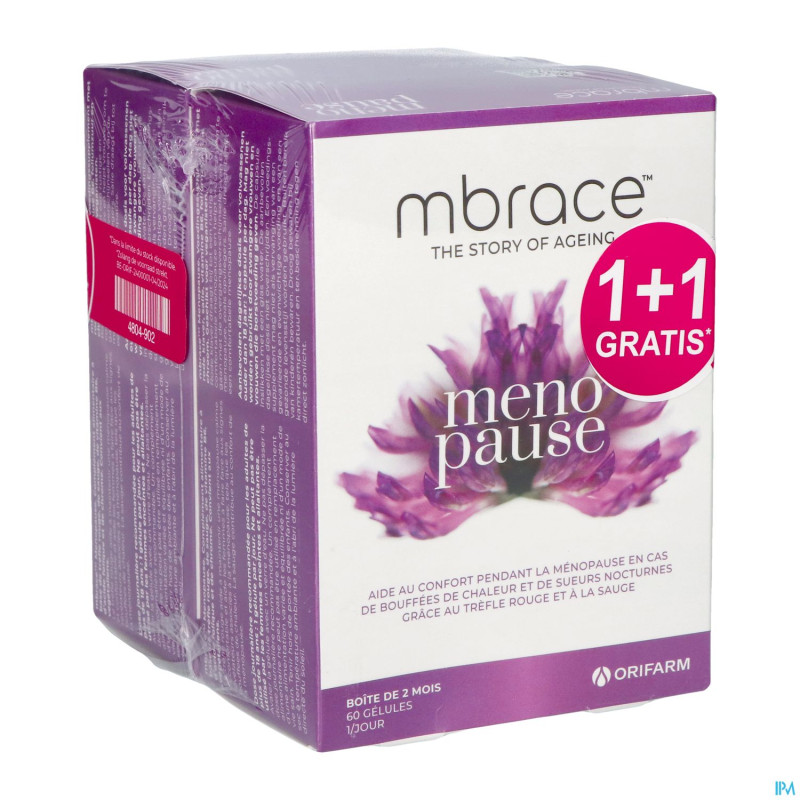 Mbrace menopause comp 60x2 1+1 gratuit