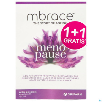 Mbrace menopause comp 60x2 1+1 gratuit