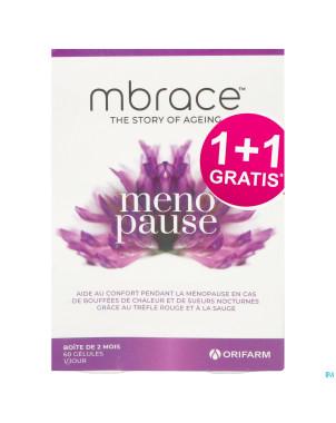 Mbrace menopause comp 60x2 1+1 gratuit