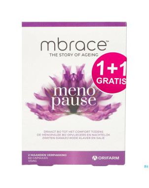 Mbrace menopause comp 60x2 1+1 gratuit