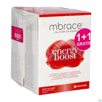 Mbrace energy boost comp 60x2 1+1 gratuit