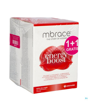Mbrace energy boost comp 60x2 1+1 gratuit