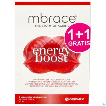 Mbrace energy boost comp 60x2 1+1 gratuit