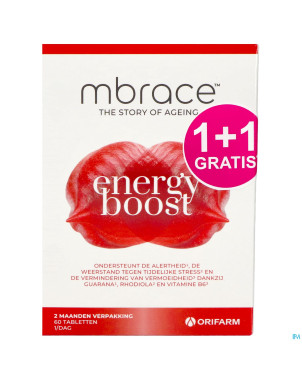 Mbrace energy boost comp 60x2 1+1 gratuit