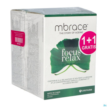 Mbrace focus & relax comp 60x2 1+1 gratuit