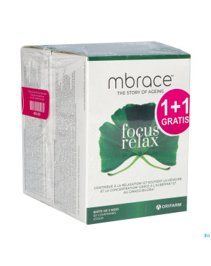 Mbrace focus & relax comp 60x2 1+1 gratuit