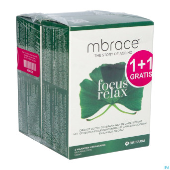 Mbrace focus & relax comp 60x2 1+1 gratuit