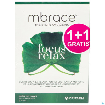 Mbrace focus & relax comp 60x2 1+1 gratuit