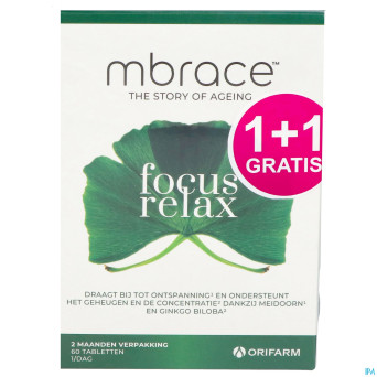 Mbrace focus & relax comp 60x2 1+1 gratuit